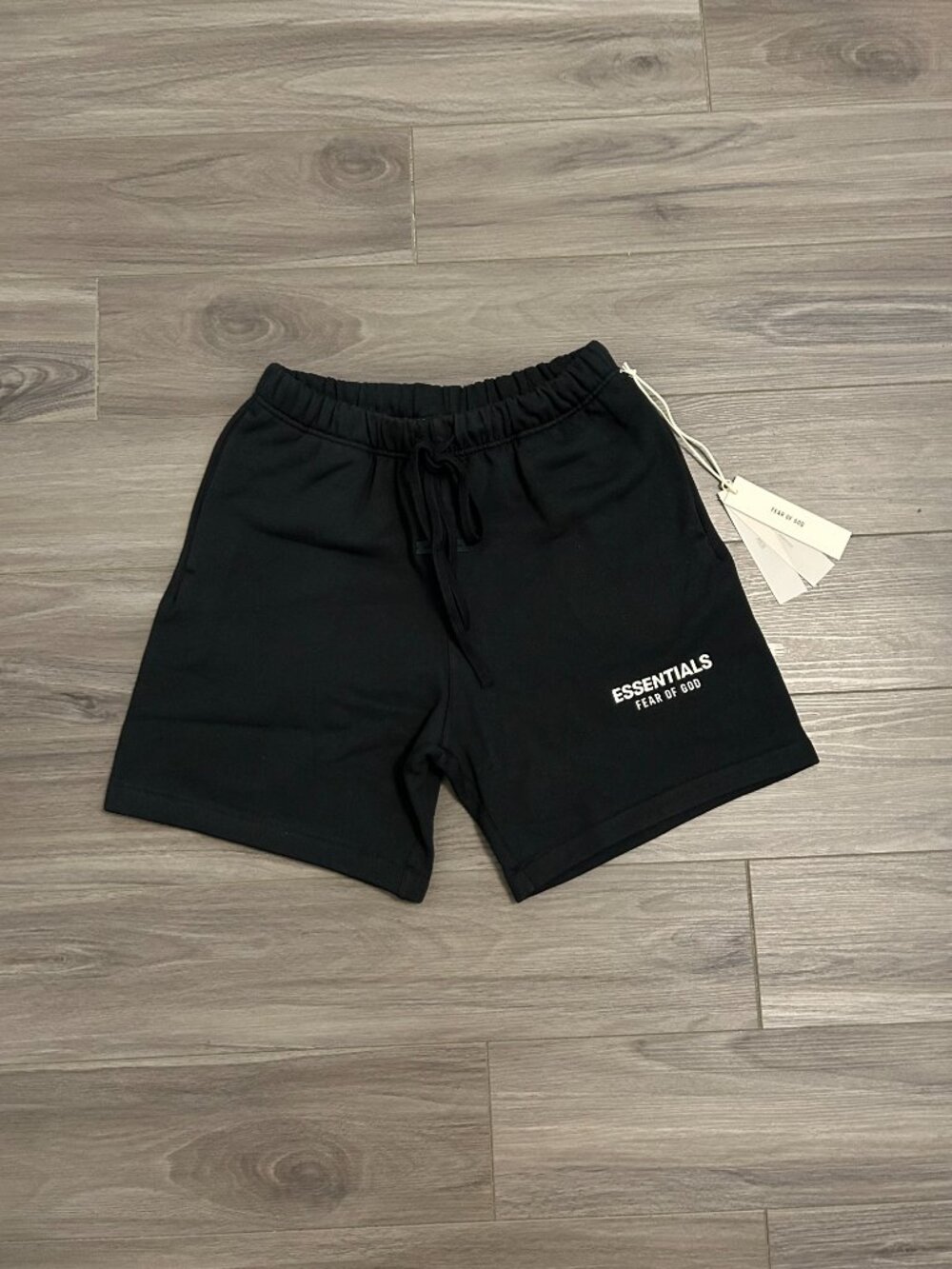 Essentials Fear of God Black SS25 Shorts Brand New